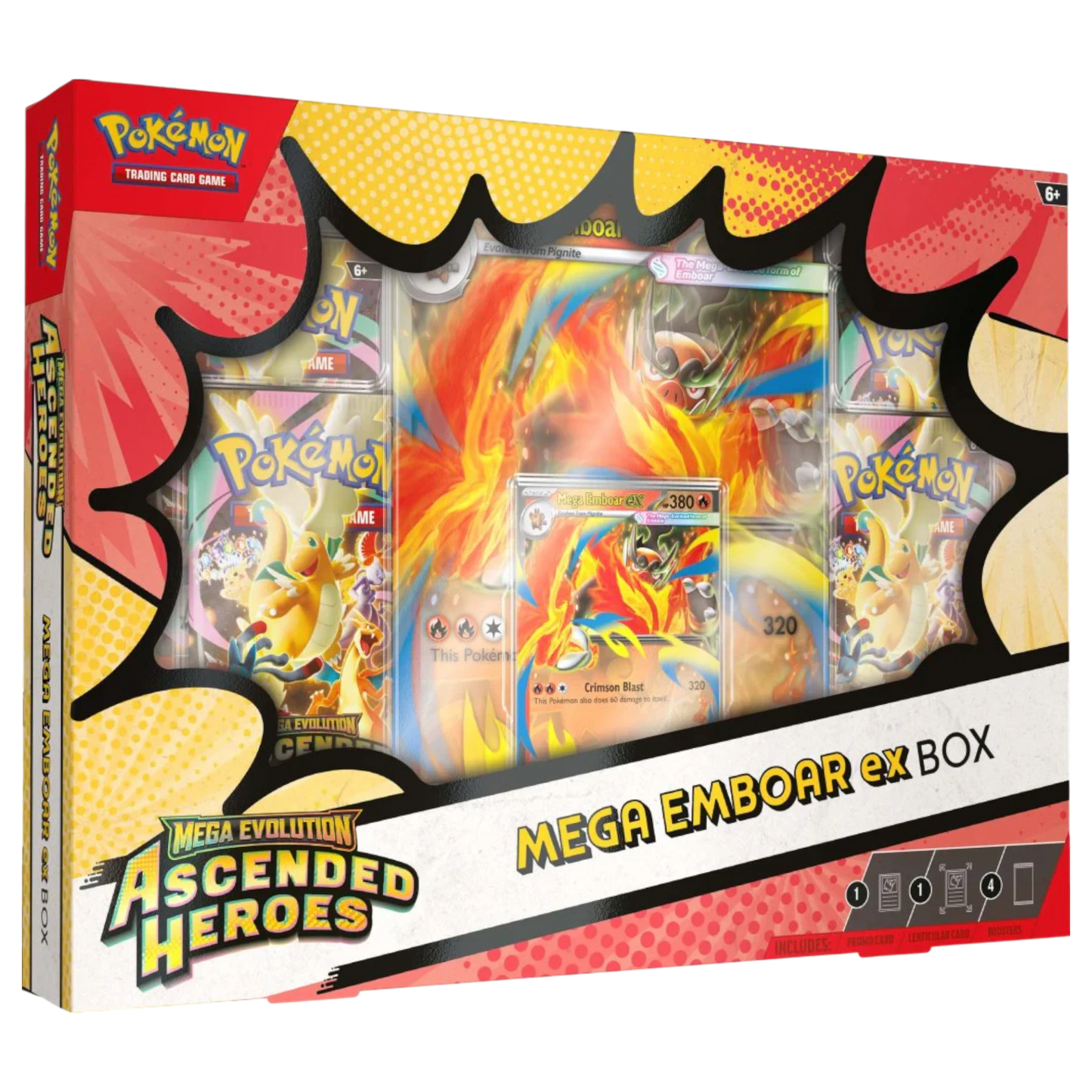 Pokémon TCG: Ascended Heroes — Mega Emboar ex Box 🔥