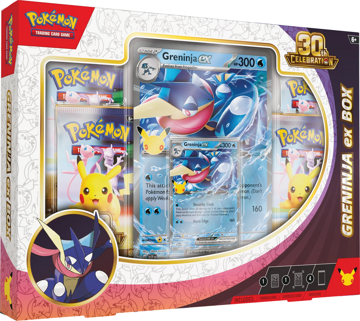 Pokémon TCG: 30th Celebration Greninja ex Box