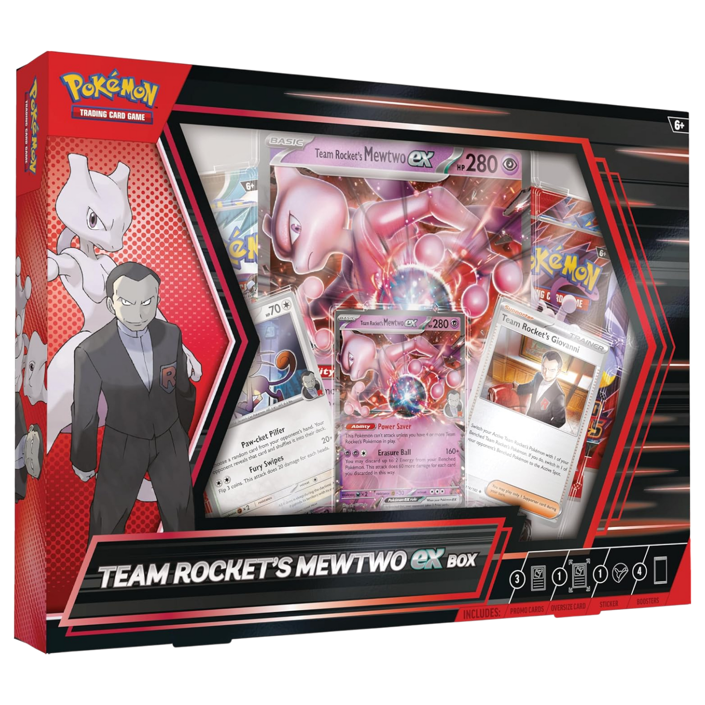 Pokémon TCG: Team Rocket’s Mewtwo ex Box