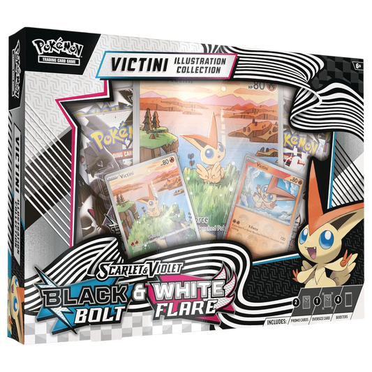 Pokémon TCG: Scarlet & Violet — Black Bolt and White Flare Unova Victini Illustration Collection