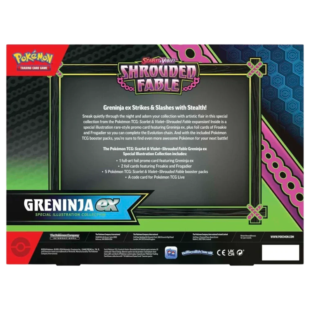 Pokémon TCG: Scarlet & Violet—Shrouded Fable Special illustration Collection Greninja ex
