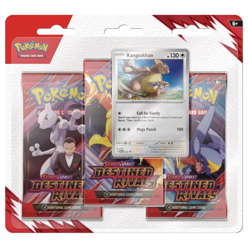 Pokémon TCG: Scarlet & Violet—Destined Rivals Three-Booster Blister