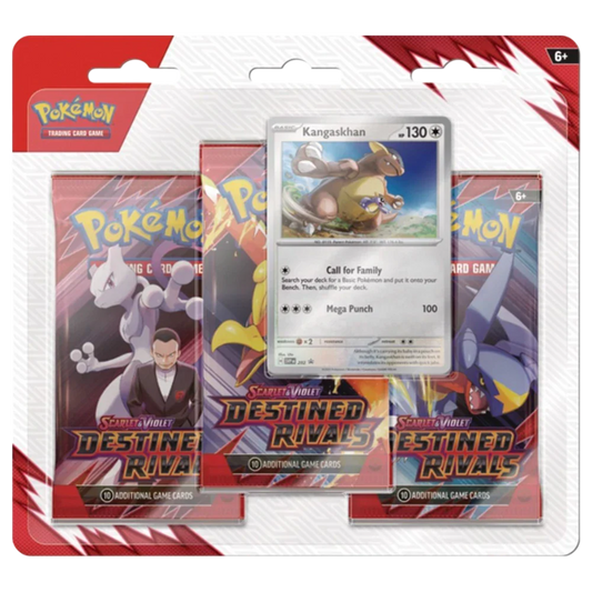 Pokémon TCG: Scarlet & Violet—Destined Rivals Three-Booster Blister