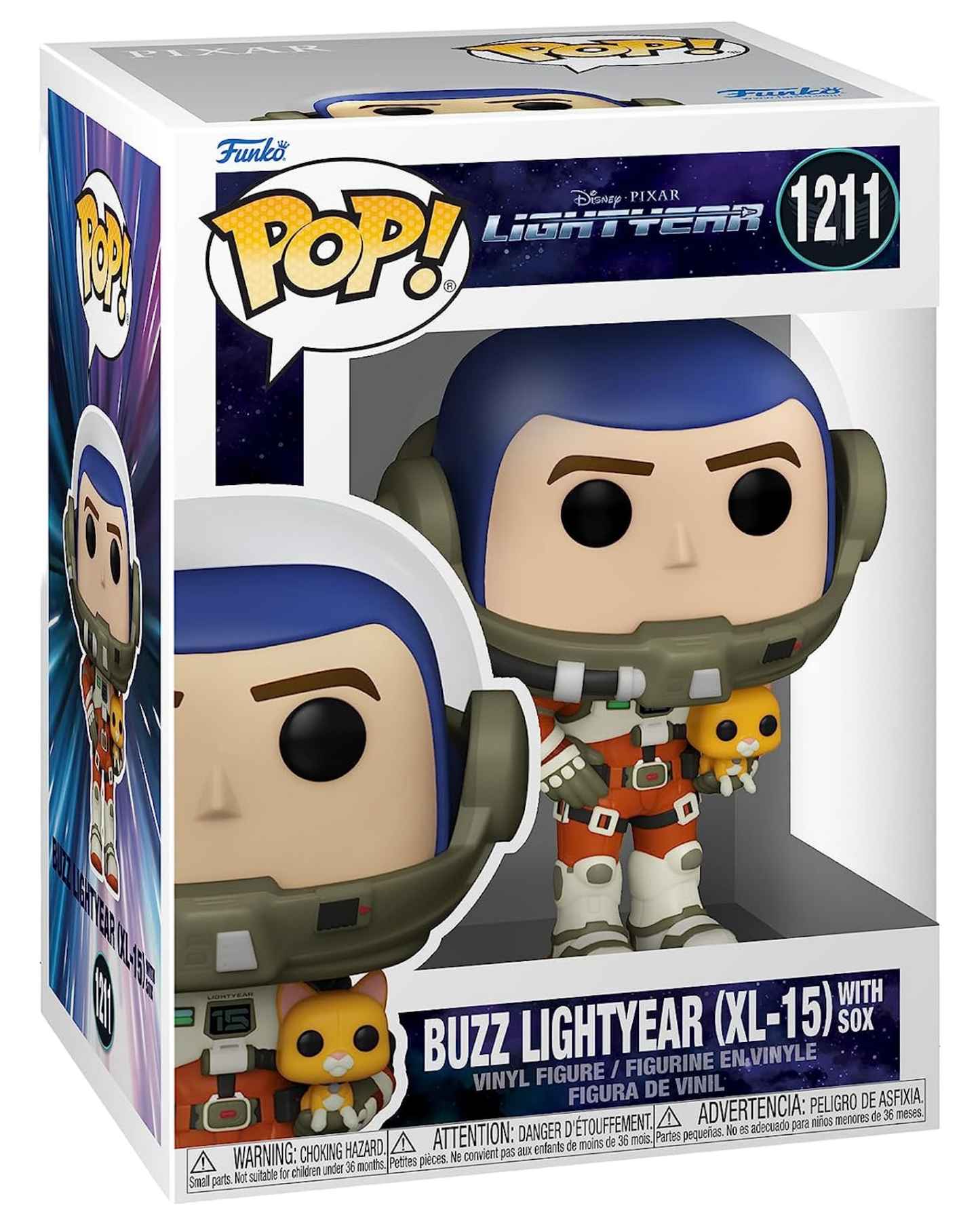 Funko Pop! Disney: Lightyear - Buzz traje 15 con Sox