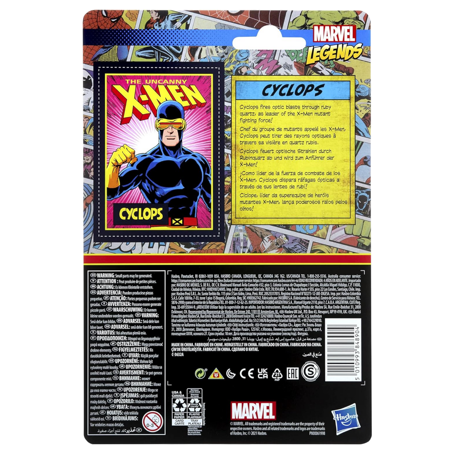 Marvel Hasbro Legends Retro: Xmen - Ciclope