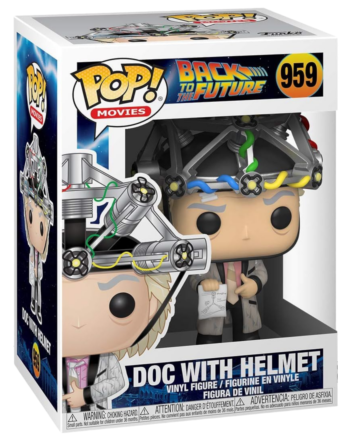 Funko Pop! Movies: Volver al Futuro - Doc con Casco