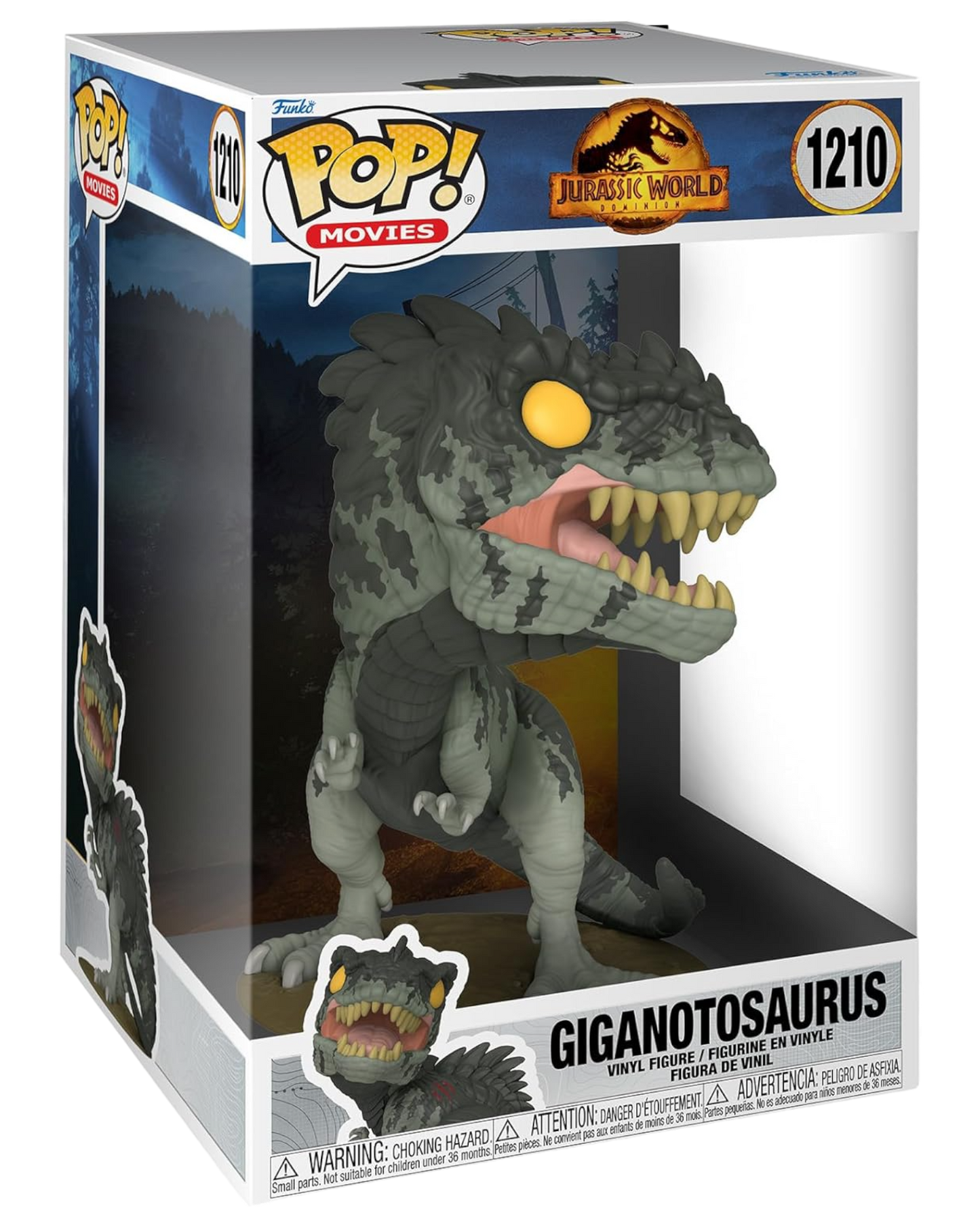 Funko Pop! Jumbo: Jurassic World Dominion - Giganotosaurus 10 Pulgadas