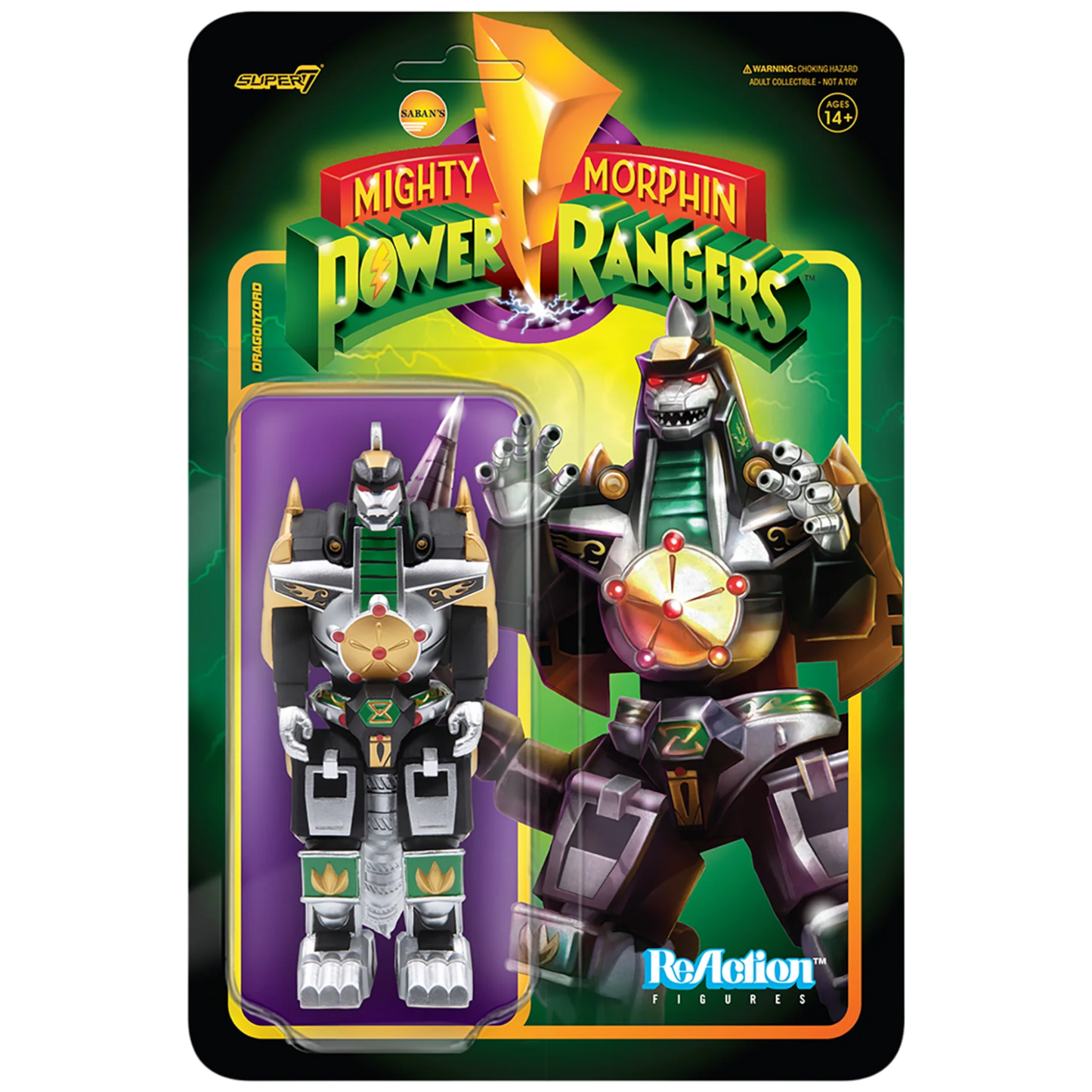 Super7 ReAction: Mighty Morphin Power Rangers - Dragonzord