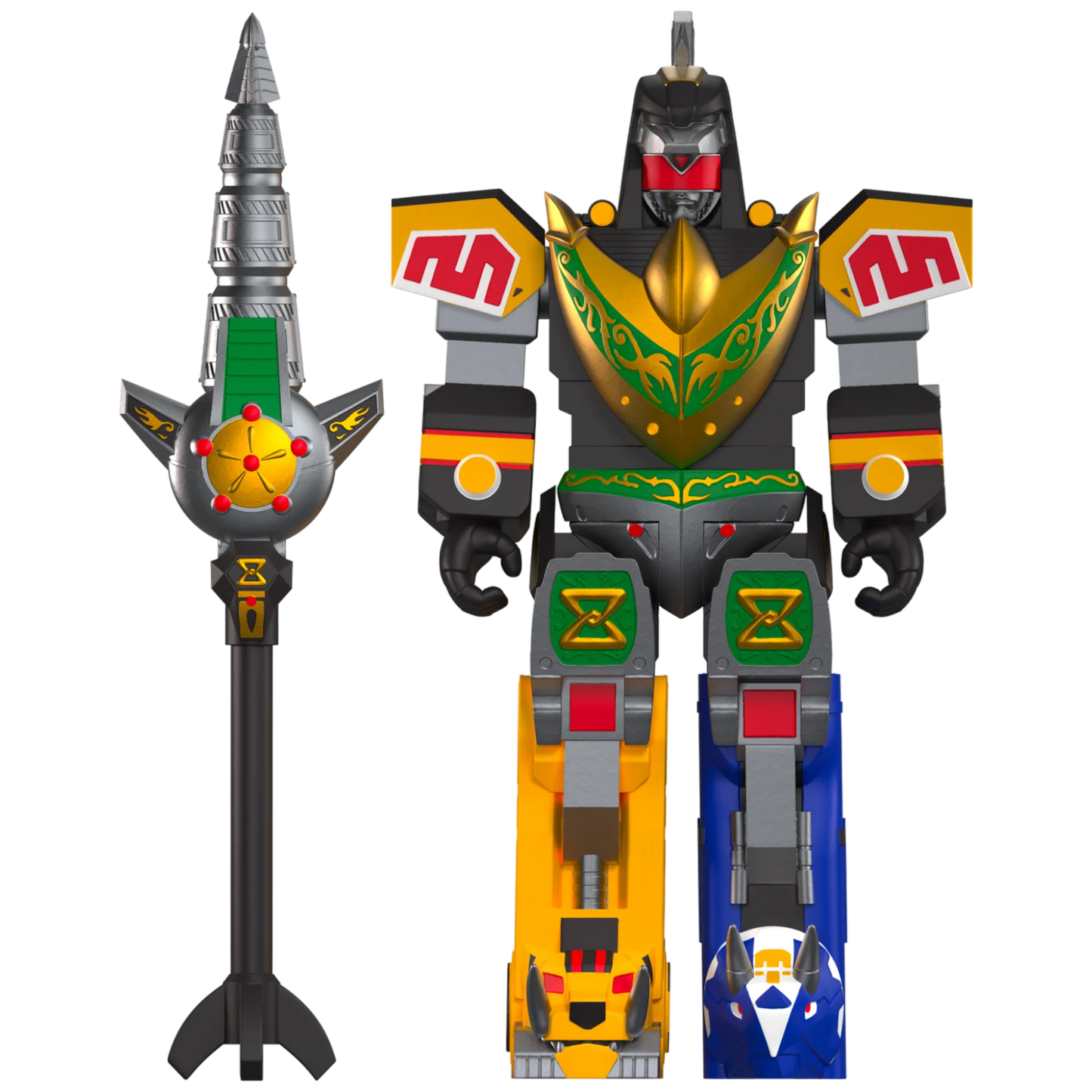 Super7 ReAction: Mighty Morphin Power Rangers - DragonZord (Battle Mode)