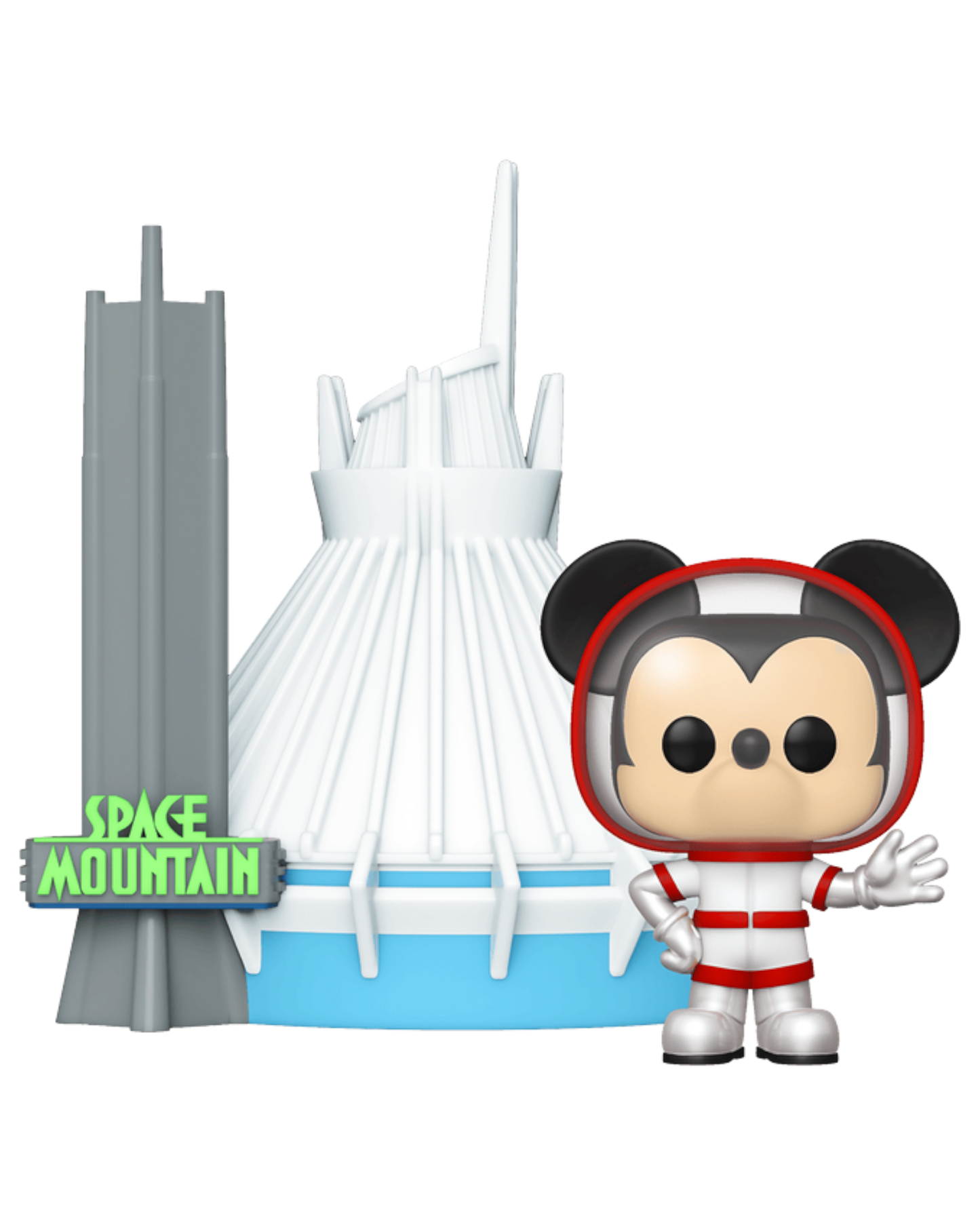 Funko Pop! Town: Walt Disney World 50th - Space Mountain and Mickey Mouse
