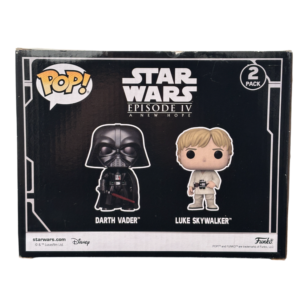 Funko Pop!: DARTH VADER & LUKE SKYWALKER. (2 PACK) EXCLUSIVE
