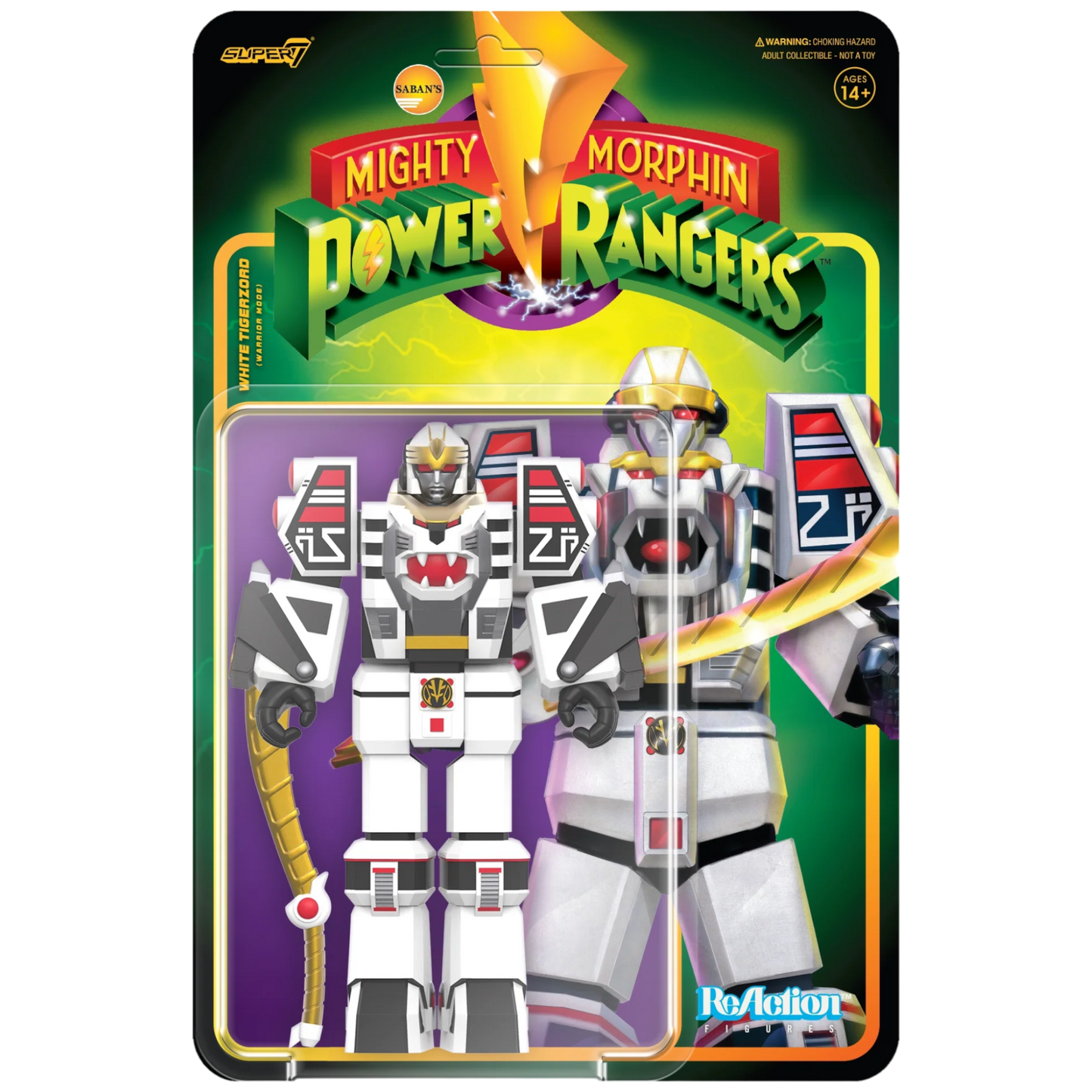 Super7 ReAction: Mighty Morphin Power Rangers - Tigerzord