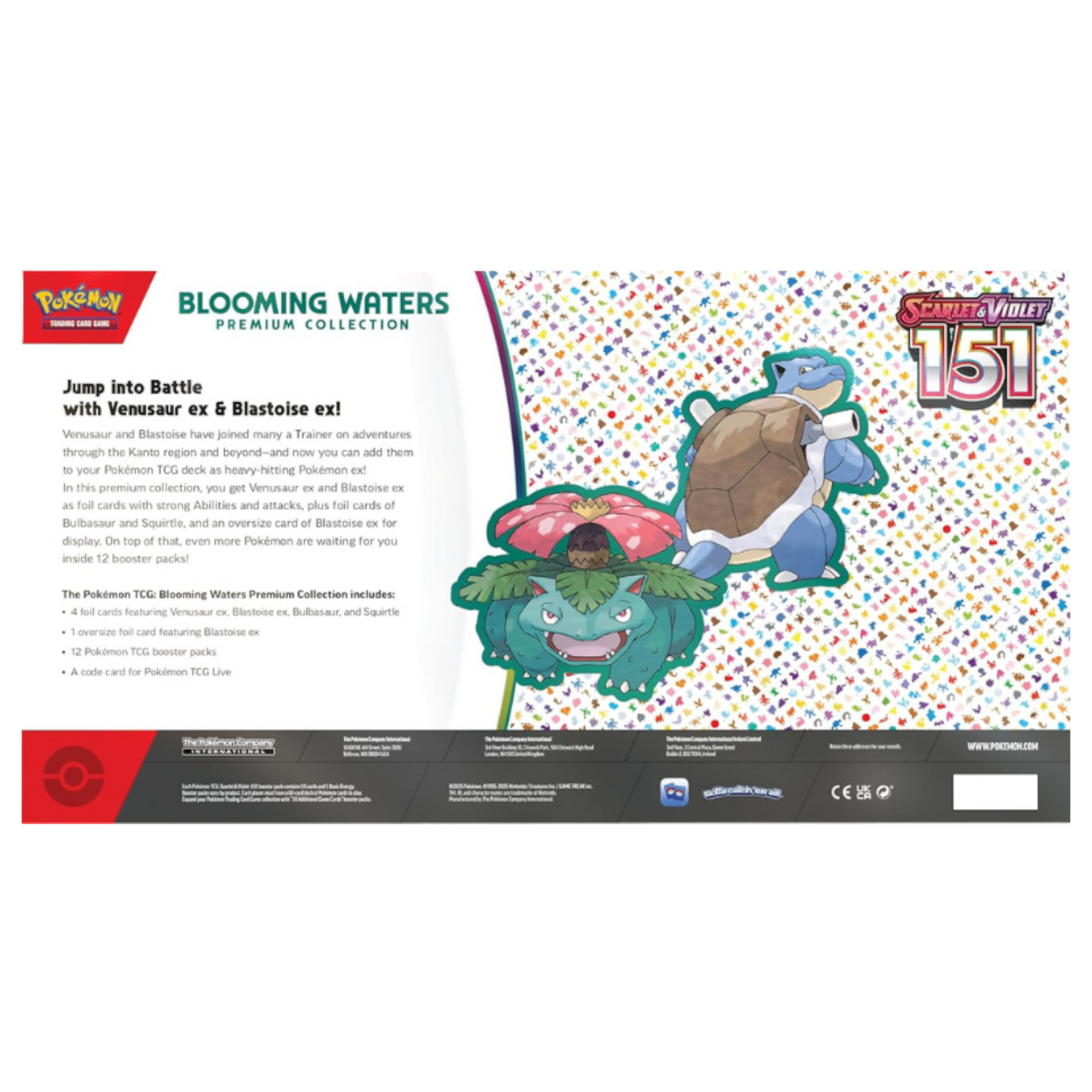 Pokémon TCG: 151  — Blooming Waters Premium Collection