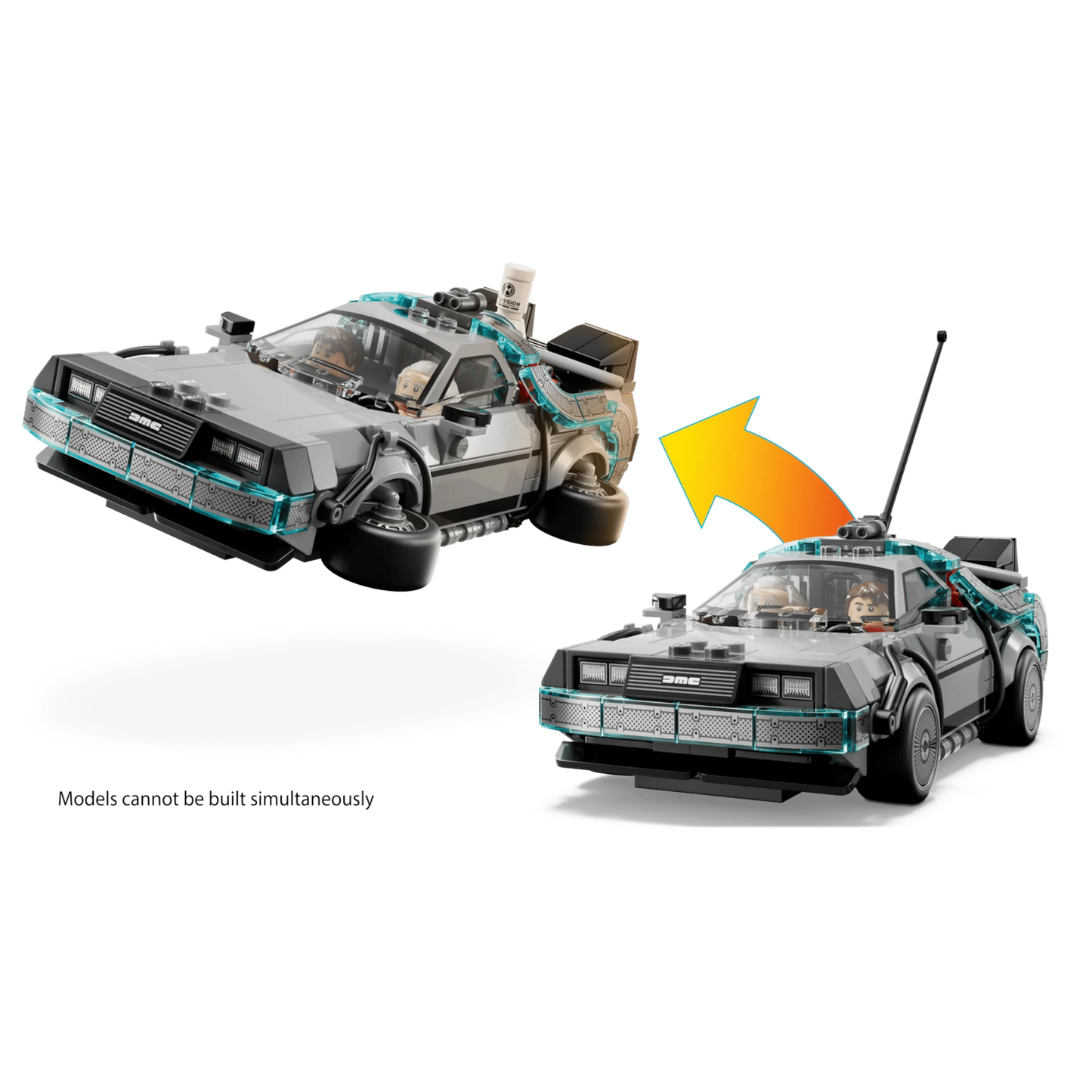 LEGO Speed Champions: Máquina del Tiempo Volver al Futuro (77256) - 357 Piezas
