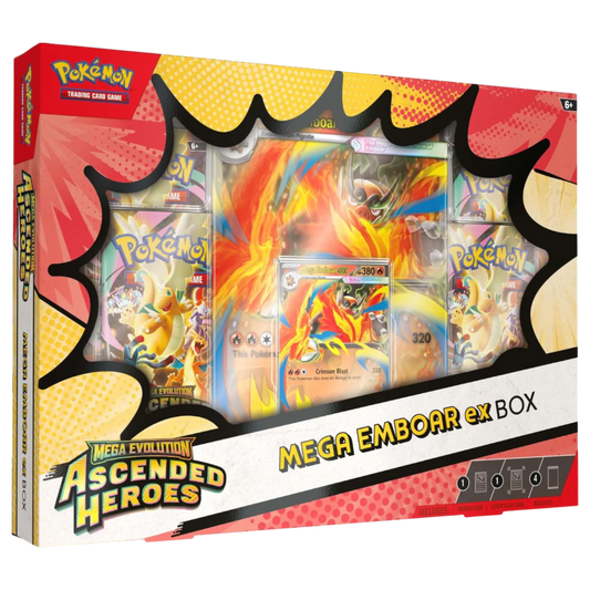 Pokémon TCG: Ascended Heroes — Mega Emboar ex Box 🔥