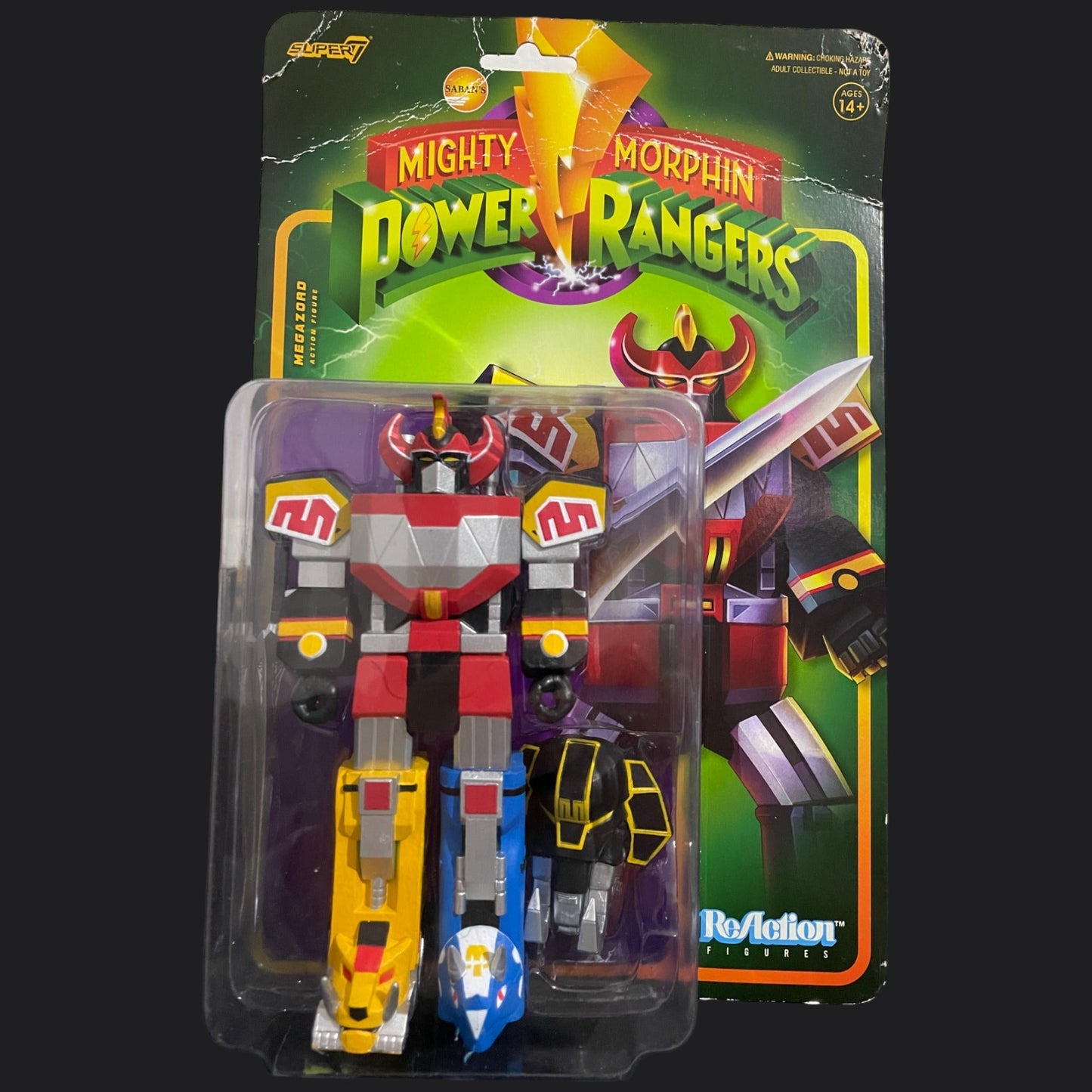 Super7 ReAction: Mighty Morphin Power Rangers - Megazord