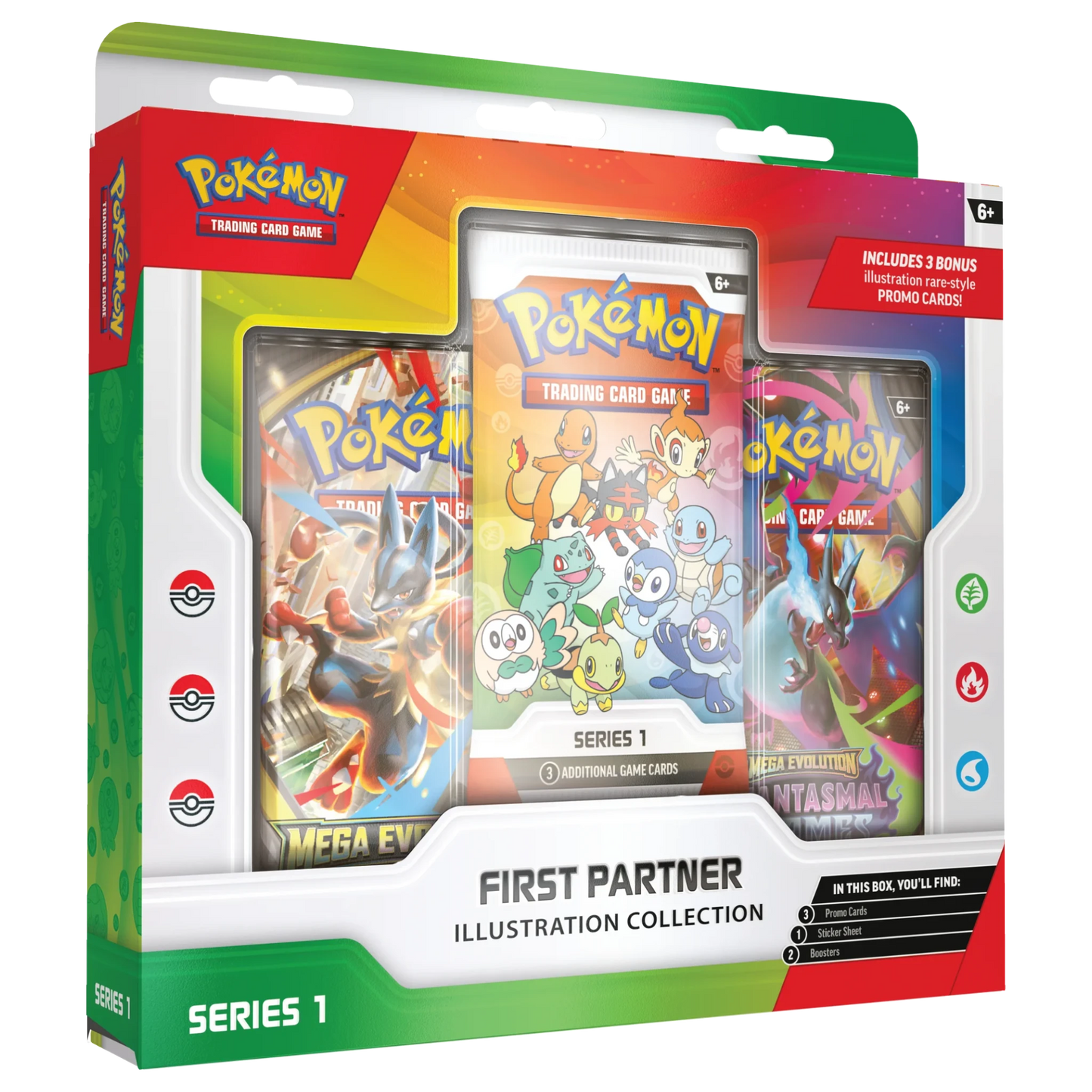 Pokémon TCG: First Partners Illustration Collection - Series 1 - 30th Anniversary