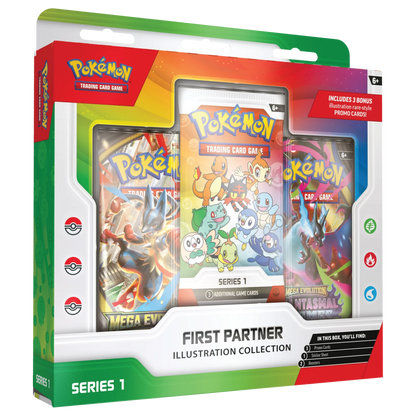 Pokémon TCG: First Partners Illustration Collection - Series 1 - 30th Anniversary