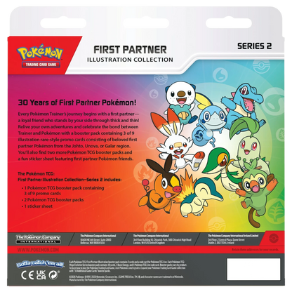 Pokémon TCG: First Partners Illustration Collection - Series 2 - 30th Anniversary
