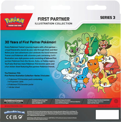 Pokémon TCG: First Partners Illustration Collection - Series 3 - 30th Anniversary