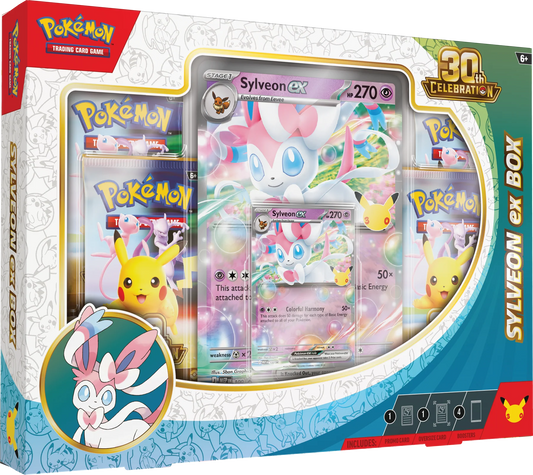 Pokémon TCG: 30th Celebration Sylveon ex Box