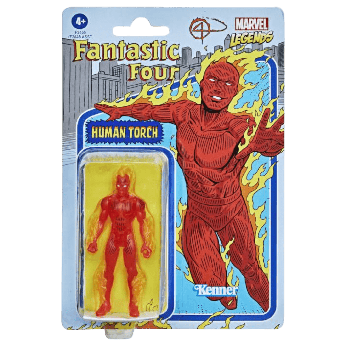 Marvel Legends: Retro Fantastic Four - Antorcha Humana