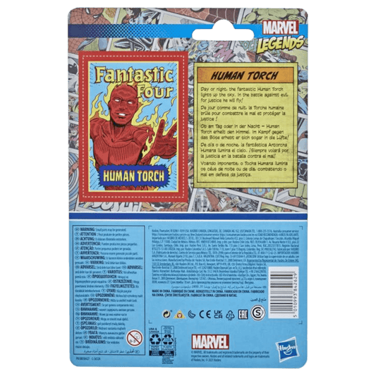 Marvel Legends: Retro Fantastic Four - Antorcha Humana