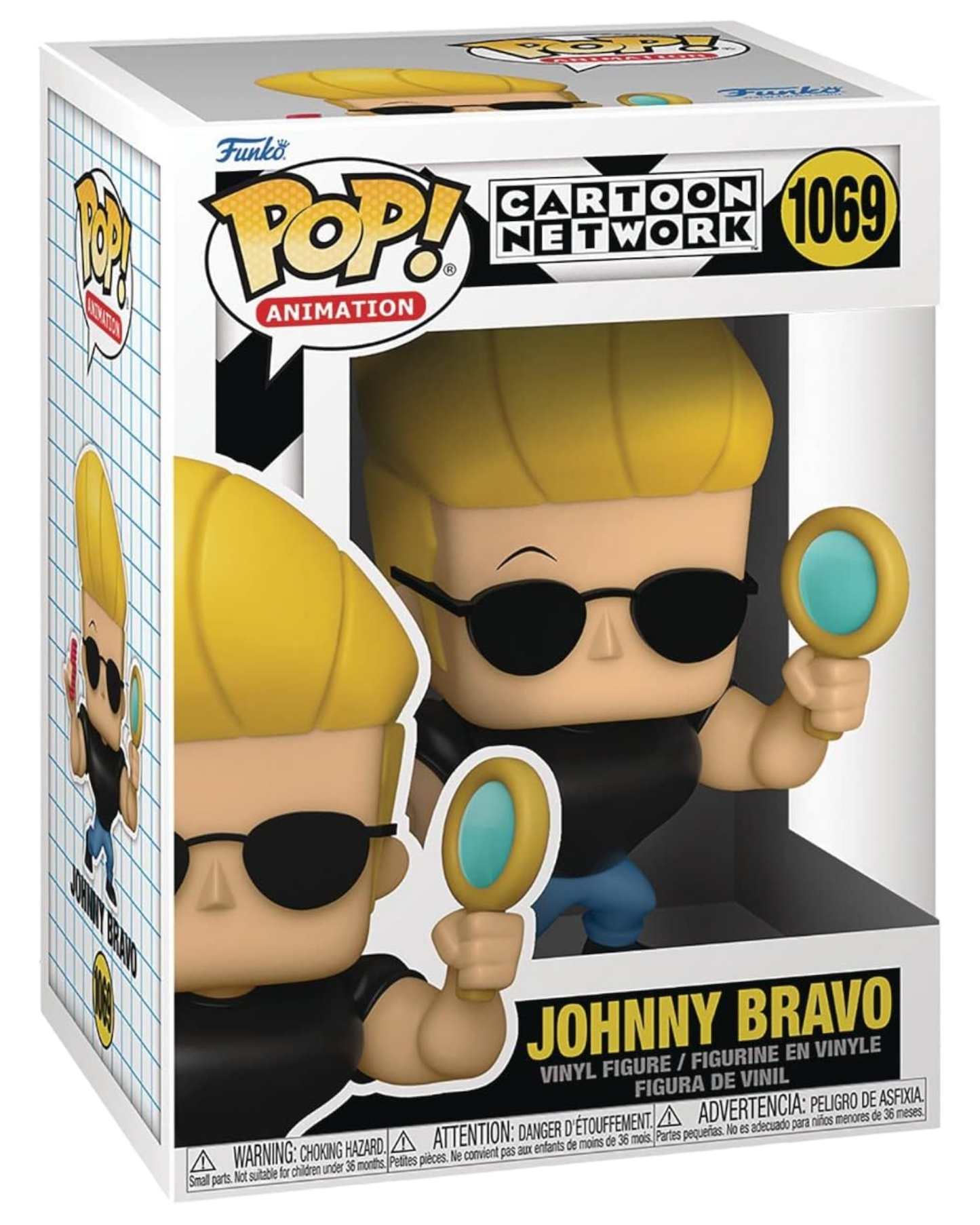 Funko Pop! Animation: Johnny Bravo - Johnny con espejo y peine Cartoon classics