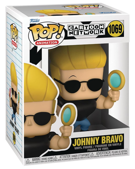 Funko Pop! Animation: Johnny Bravo - Johnny con espejo y peine Cartoon classics