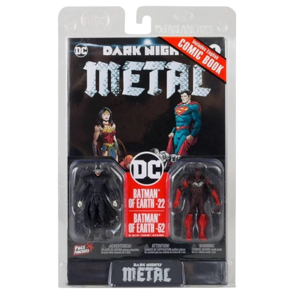 DC Direct Page Punchers: Batman Dark Nights Metal 1 - Batman que Rie y Red Death