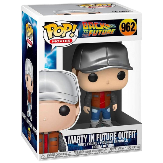 Funko Pop! Movies: Volver al Futuro - Marty Ropa del Futuro