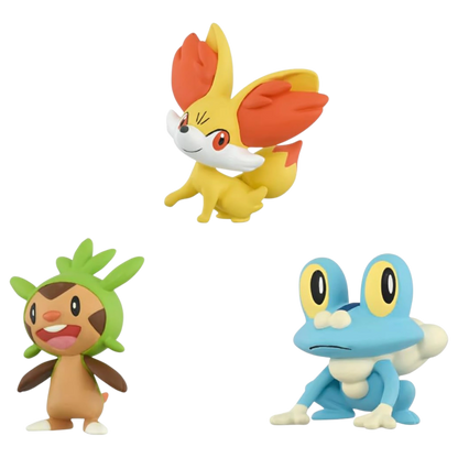 Pokemon Moncolle Travel Set (3 Figuras) Kalos Region 30th Anniversary | Takara Tomy Japón Oficial