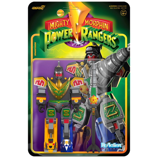 Super7 ReAction: Mighty Morphin Power Rangers - DragonZord (Battle Mode)