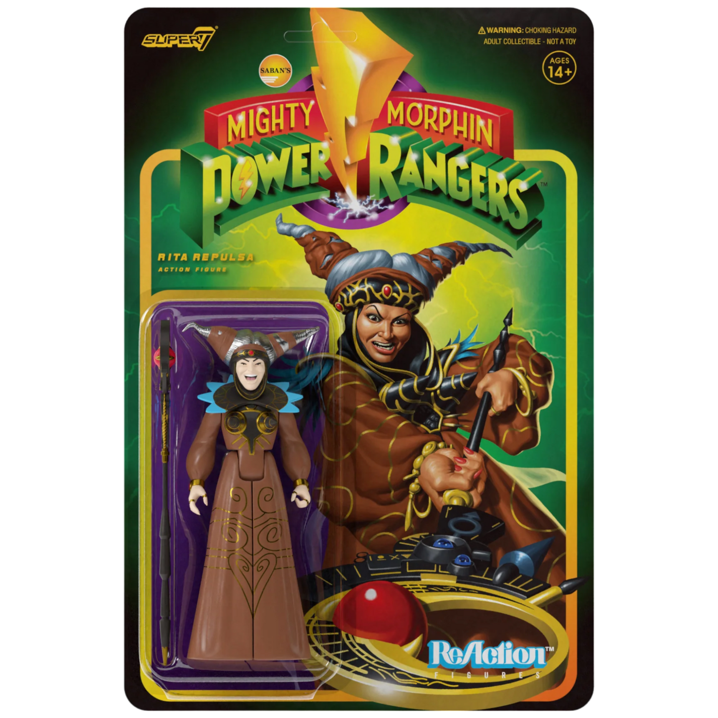 Super7 ReAction: Mighty Morphin Power Rangers - Rita Repulsa