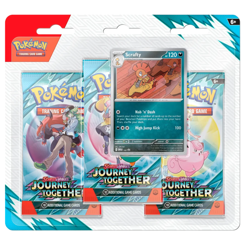 Pokémon TCG: Scarlet & Violet—Journey Together Three-Booster Blister