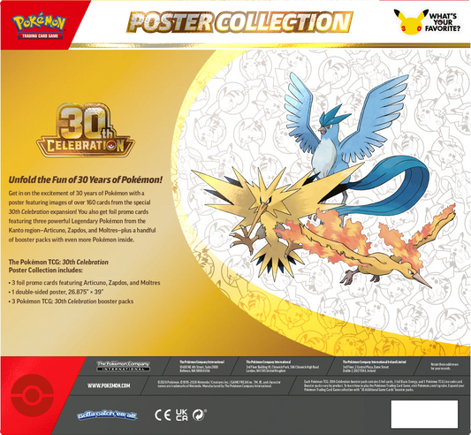 Pokémon TCG: 30th Celebration Poster Collection
