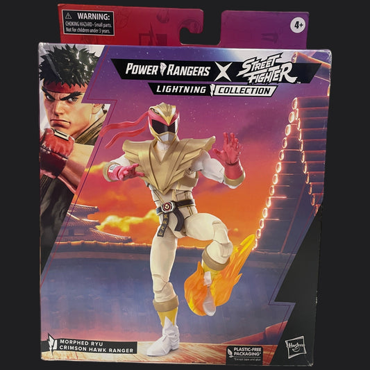 Power Rangers X Street Fighter Lightning Collection Morphed Ryu Crimson Hawk Ranger