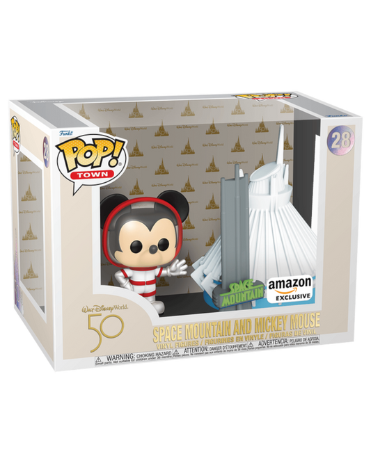 Funko Pop! Town: Walt Disney World 50th - Space Mountain and Mickey Mouse