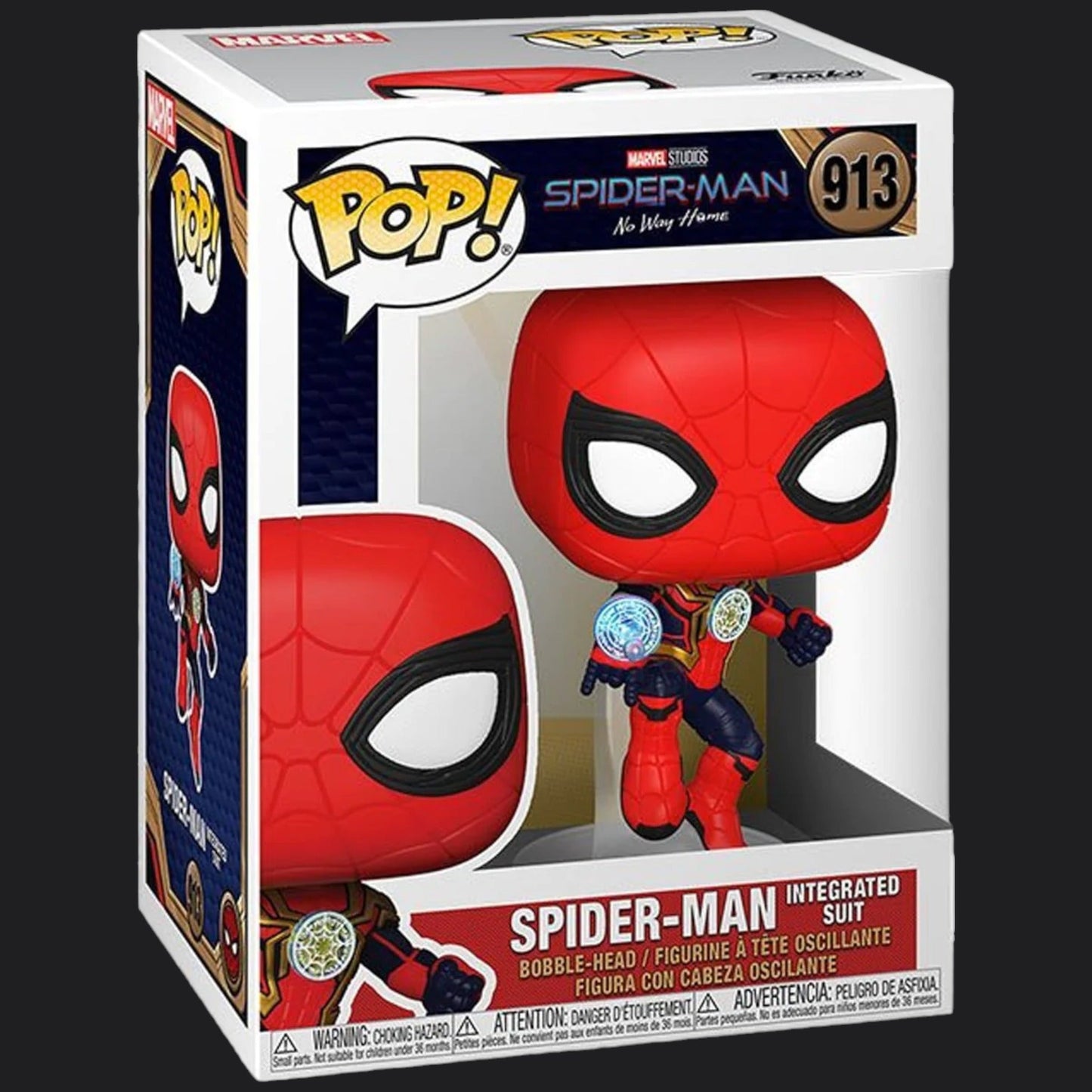 Funko Pop! Marvel: Spiderman No Way Home - Spiderman Traje Integrado