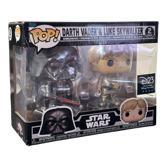 Funko Pop!: DARTH VADER & LUKE SKYWALKER. (2 PACK) EXCLUSIVE