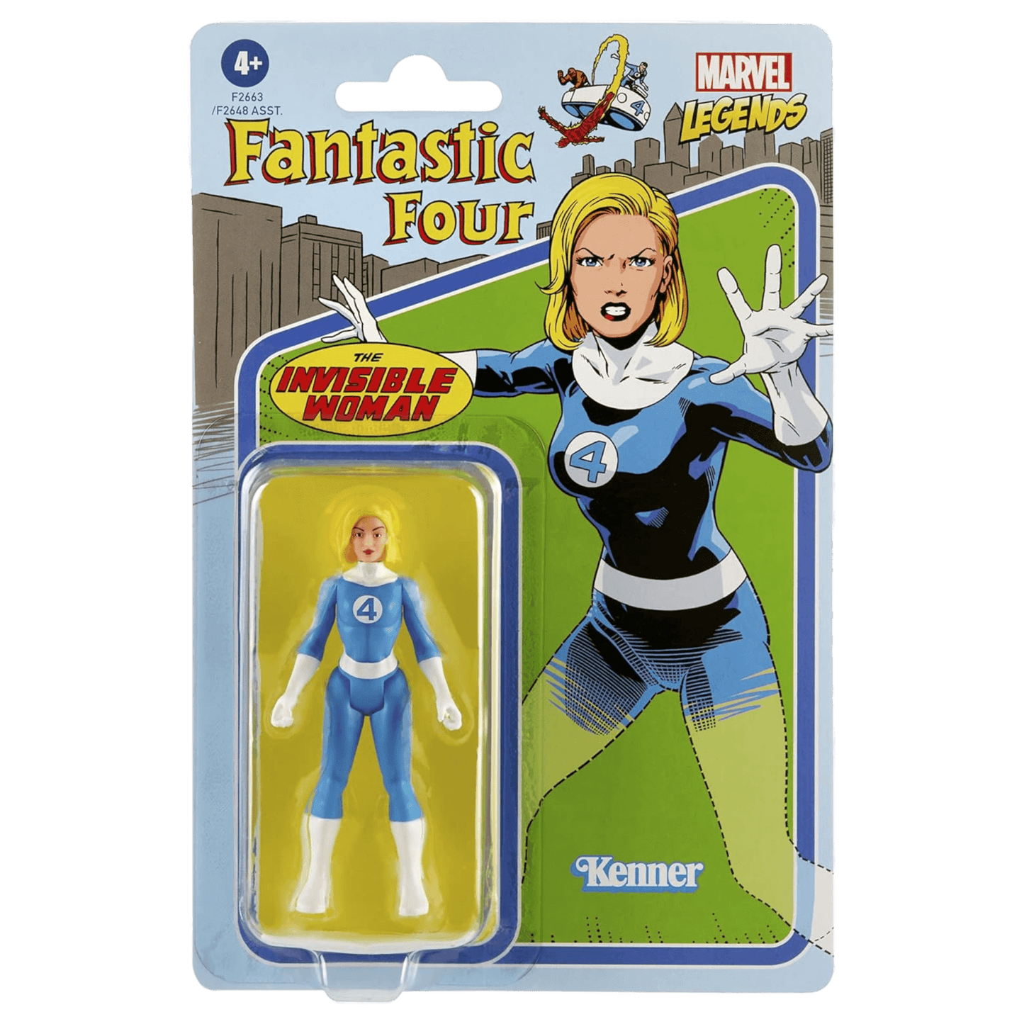 Marvel Legends: Retro Fantastic Four -  Mujer Invisible
