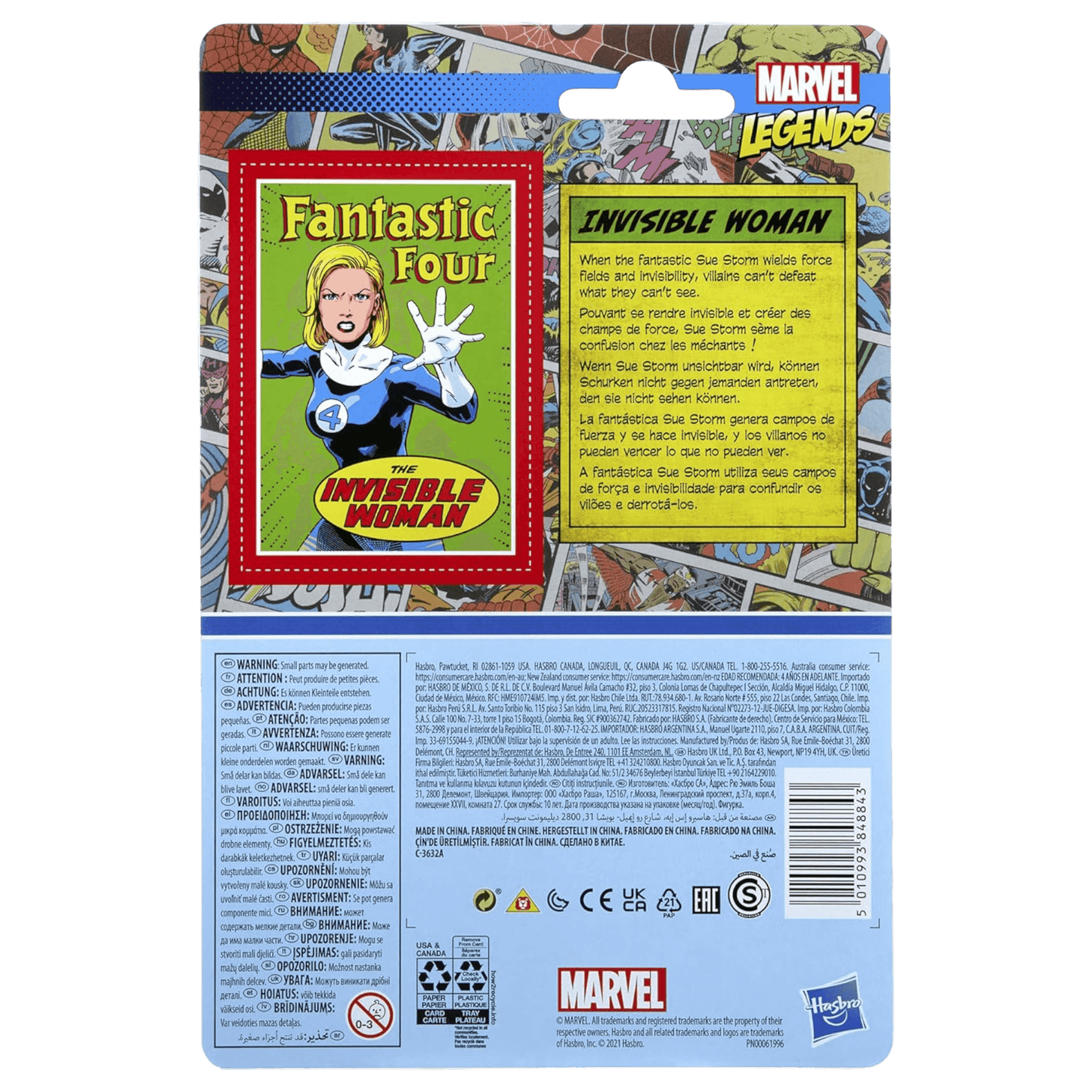 Marvel Legends: Retro Fantastic Four -  Mujer Invisible