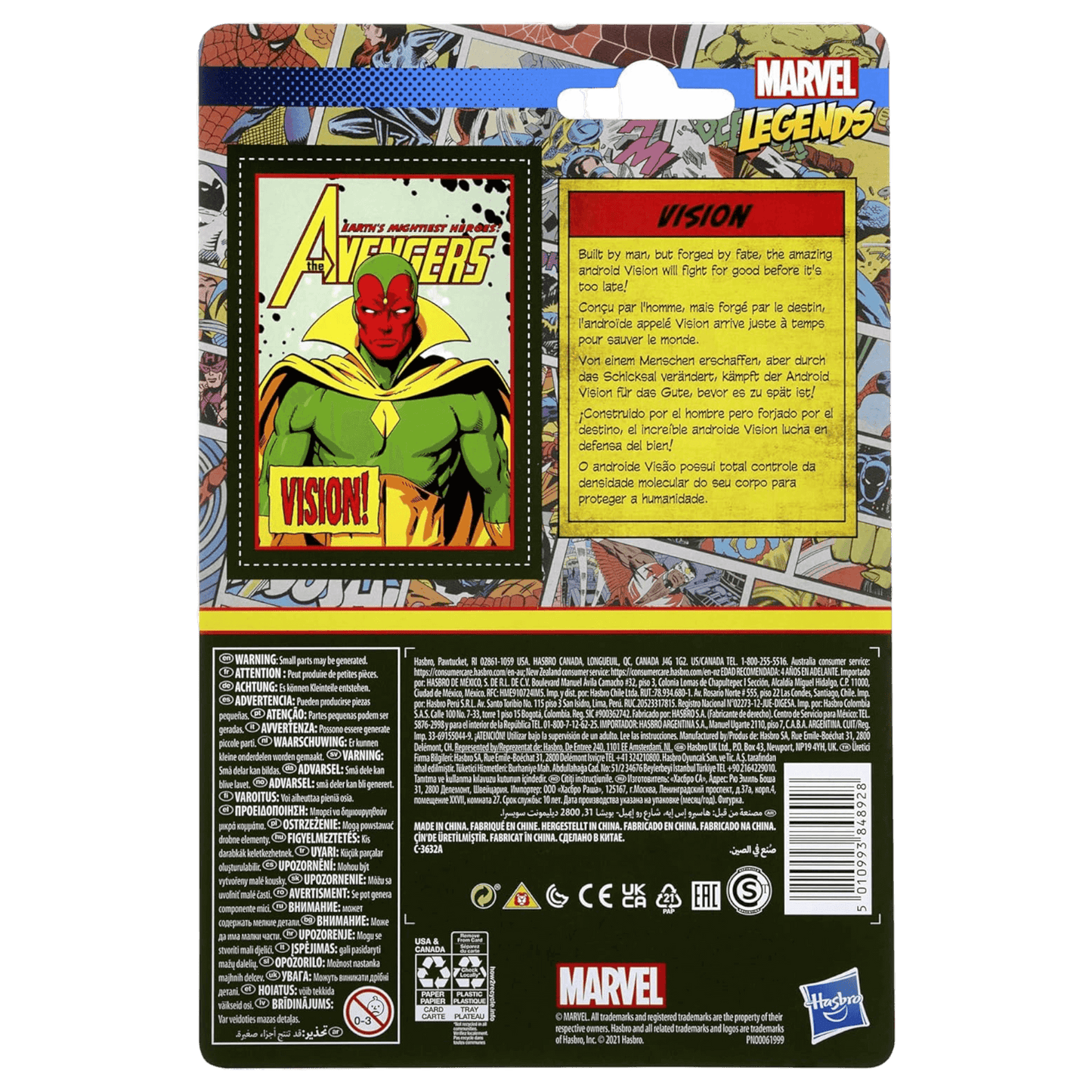 Marvel Hasbro Legends Retro: Avengers - Vision