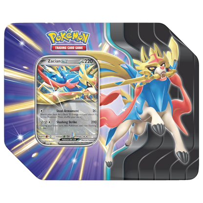Pokémon TCG: Slashing Legends Tin - Zacian ex | Koraidon ex